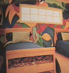 Venice Beach House Orange Bedroom